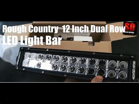 rough country   dual row cree led light bar lighting systems   youtube