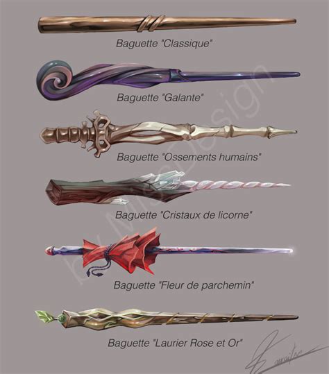 Some Wands In Harry Potter Style By Missdesign33 On Deviantart