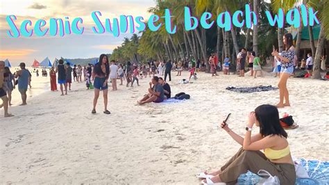 Condé Nast Top 5 White Beach Boracay Epic Sunset Walk Youtube