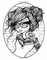 Hannah Lynn Darlings Coloring Pages Tattoo Adult Book Books Printable Colour Girls Choose Board Detailed Inky Cute sketch template