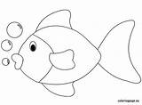 Colouring Peces Coloringpage Molde Moldes Peixe Outs Plantillas Colorear Peixes Pesce Patrones sketch template