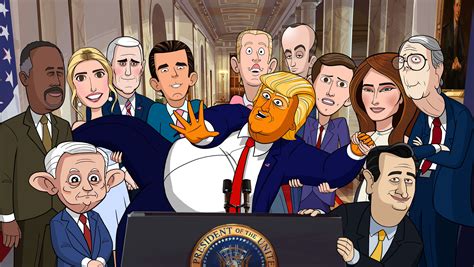 our cartoon president review colbert s trump satire lacks bite