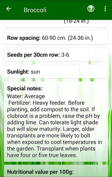 sowing calendar gardening android apps  google play