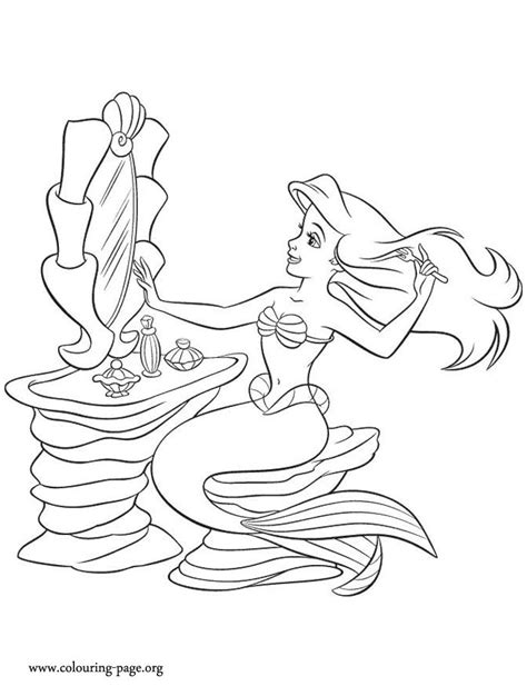 mermaid disney coloring page ariel coloring pages princess