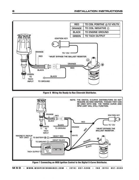 msd distributor wiring instructions
