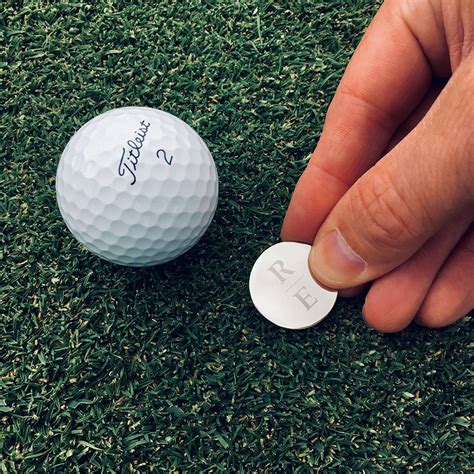 personalised golf ball marker  wue