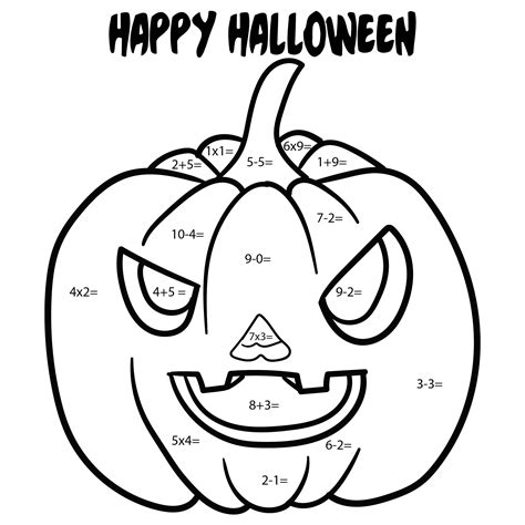 halloween multiplication worksheets