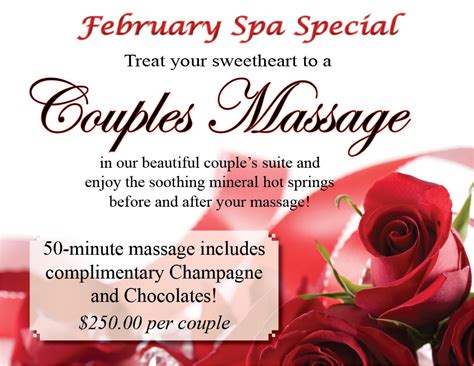 february  spa specials   healing waters spa