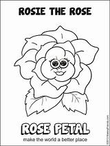 Daisy Coloring Girl Petal Scout Rose Scouts Rosie Pages Petals Sheet Daisies Place Better Make Makingfriends Flower Clover Print Color sketch template