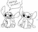 Stitch Angel Coloring Pages Color Stich Drawing Printable Getdrawings Print Sketch Downloads sketch template