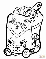 Shopkins Coloring Pages Shopkin Sugar Sweet Lump Season Eazy Chocolate Treats Cheeky Printable Color Clipart Print Drawing Pa Cartoon sketch template