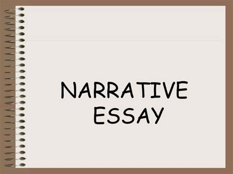 sample narrative essay