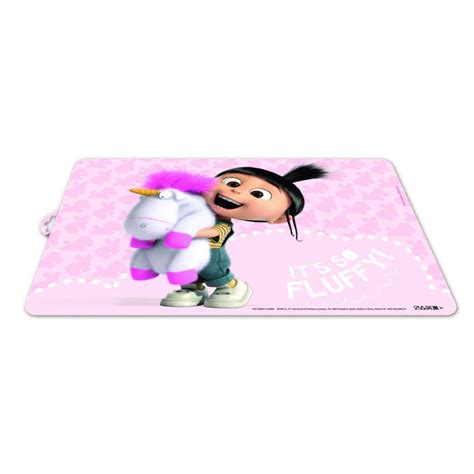 despicable  fluffy unicorn placemat  character brands