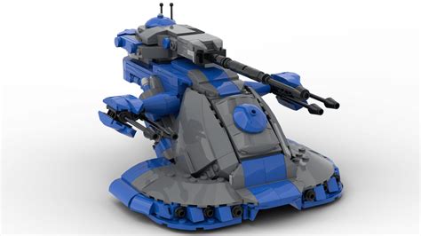 lego star wars moc aat blue separatist tank clone wars