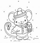 Digi Christmas Stamps Sliekje Coloring Pages Thanks Digital Mouse Mice Topics Explore Related Oktober sketch template