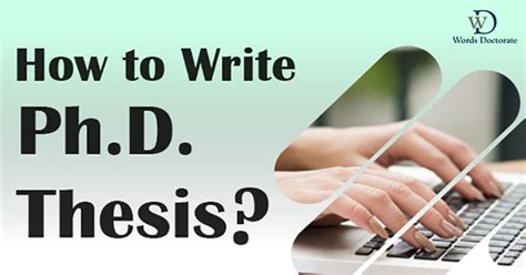 phd thesis writing guidelines  phd thesis writing expert support