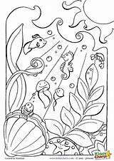 Ocean Coloring Pages Kids Adults Print Underwater Sea Colouring Printable Printables Sheets Color Tennessee Pdf Kiddycharts Detailed Floor Scene Animals sketch template