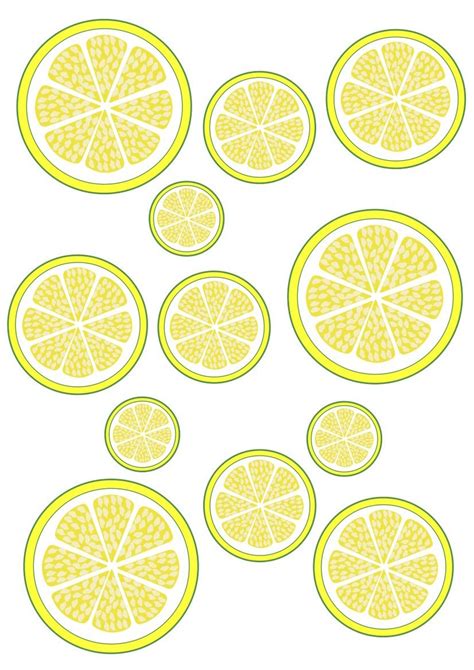 printable lemon template