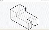 Isometric Orthographic Simple sketch template
