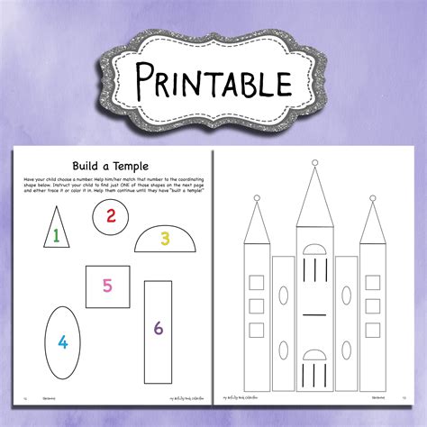 lds build  temple printable worksheet  kids activity  kids