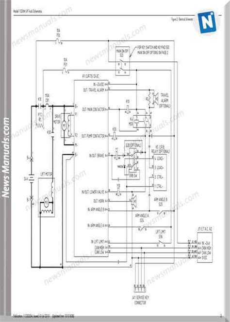 raymond forklifts  xm sn   schematics manual