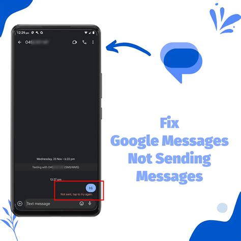 ways  fix google messages  sending messages