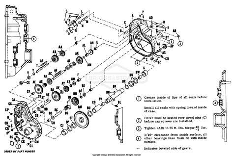 simplicity    hp parts diagram  transmission group