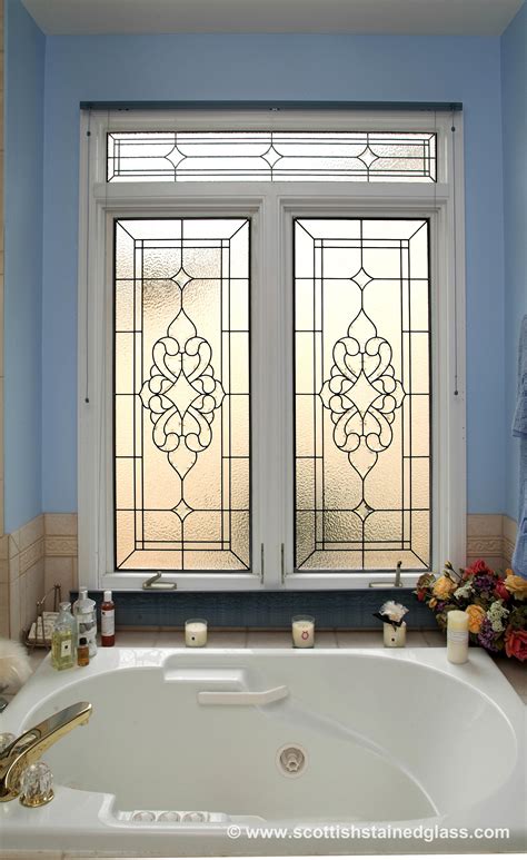 bathroom stained glass window  da loos stained glass windows   bathroom stained