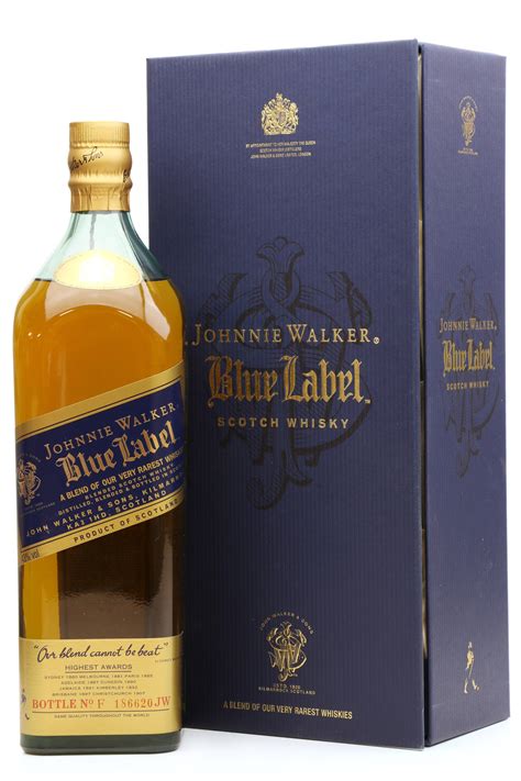 johnnie walker blue label  litre  whisky auctions