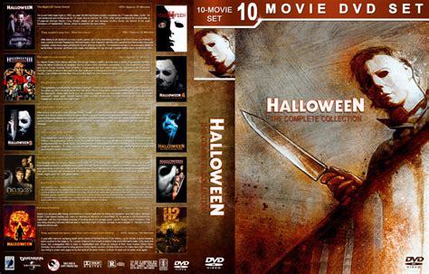 halloween  complete collection    custom dvd cover dvdcovercom