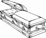Coffin Drawing Clipart Clip sketch template