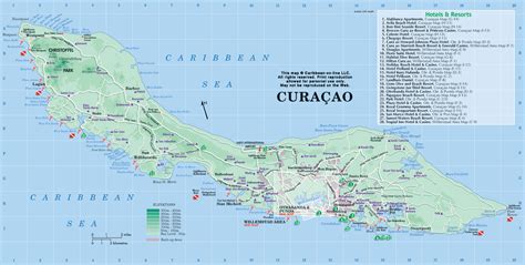 curacao road map curacaohome  guide   island  curacao netherlands antilles