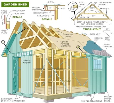 wood shed plans collection      wood