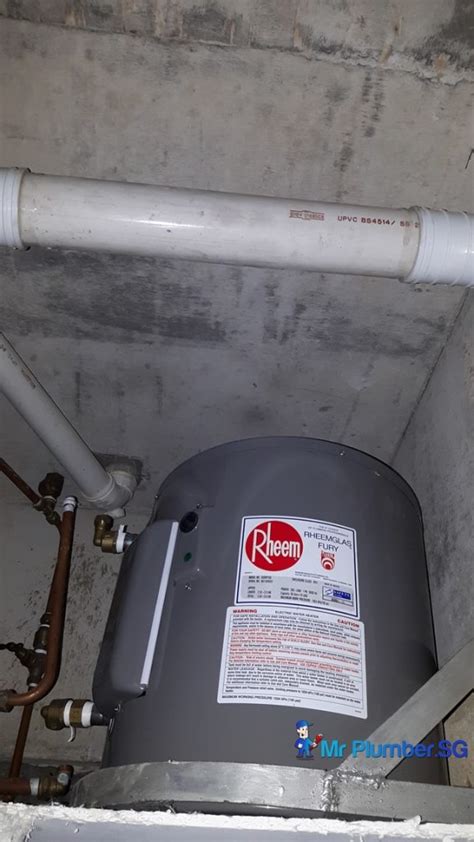 rheem water heater storage tank installation condo dover  plumber singapore  recommended