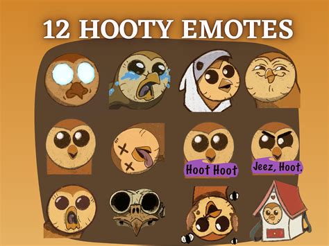 hooty   owl house inspired emotes  twitch  discord