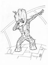 Groot Coloring Baby Pages Drawing Deviantart Para Gotgvol2 Colorir Printable Galaxy Guardians Marvel Desenhos Drawings Kids Avengers Sheets Colouring Rocket sketch template