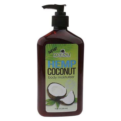 malibu tan hemp coconut body moisturizer walmartcom