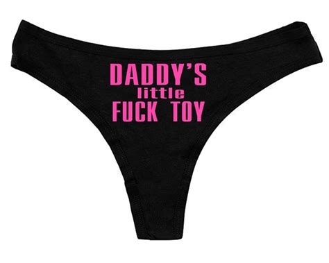 Daddys Toy Crotchless Panties Fetish Lingerie Naughty Etsy