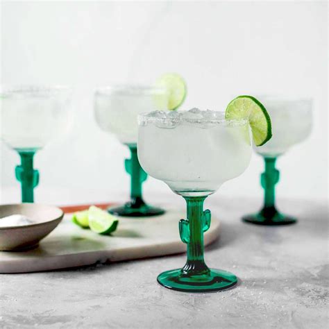 Libbey Cactus Margarita Glasses 355ml Set Of 4 Dstill