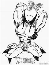 Wolverine Xmen Lobezno Colorear Deadpool Cool2bkids Stampare Desenho Avangers Wonder sketch template