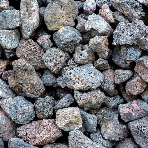 black lava rock gravel landscape design supply hardscapes