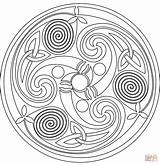 Coloring Pages Spiral Mandala Celtic Printable Drawing Mandalas Spirale Coloriage Celtique Imprimer Celtiques Gratuits Coloriages sketch template