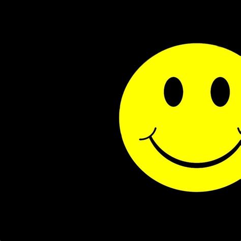 smiley face black background clipart