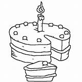 Birthday Candle Coloring Pages Kids Candles Netart Print Color Getcolorings Getdrawings sketch template