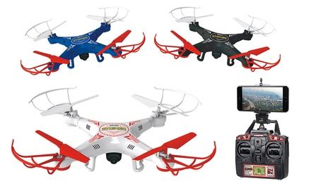 striker ghz rc camera spy drone  optional  view feature groupon