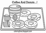 Donuts Donut Doughnuts sketch template