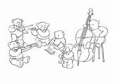 Orchestra Coloring Pages Symphony Getdrawings Getcolorings Printable sketch template