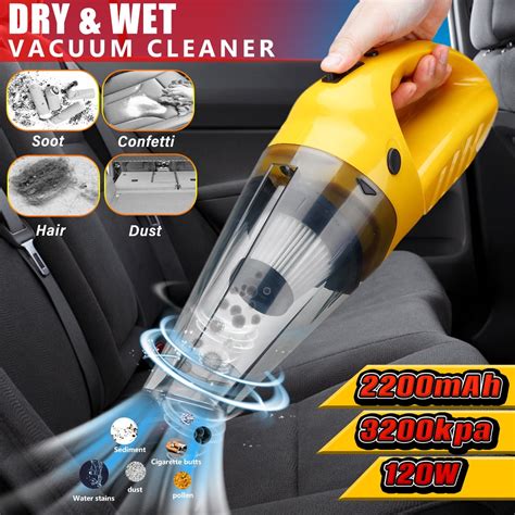 rechargeable car wet dry cordless vacuum cleaner portable handheld mah
