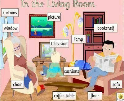 living room vocabulary apprendre langlais anglais vocabulaire