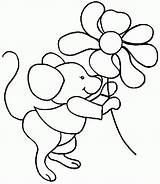 Coloring Pages Mice Mouse Kids Printable Popular sketch template
